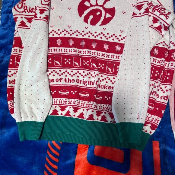 3 Chick-fil-A Christmas sweaters, 2 discontinued. - Picture 3 of 4